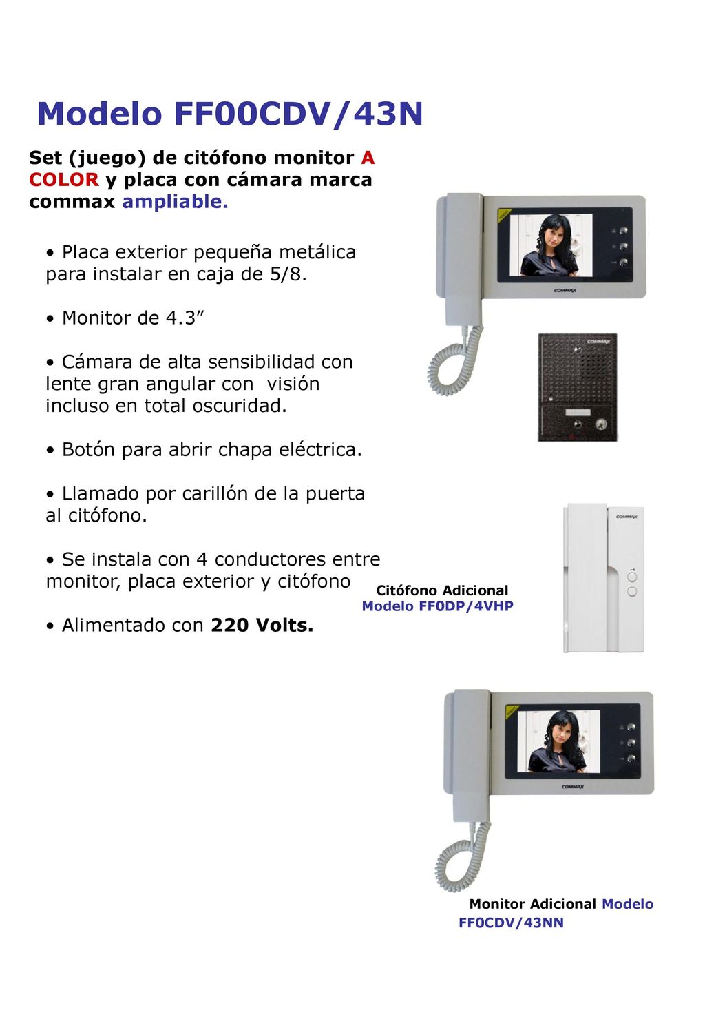 como se instala un intercomunicador commax
